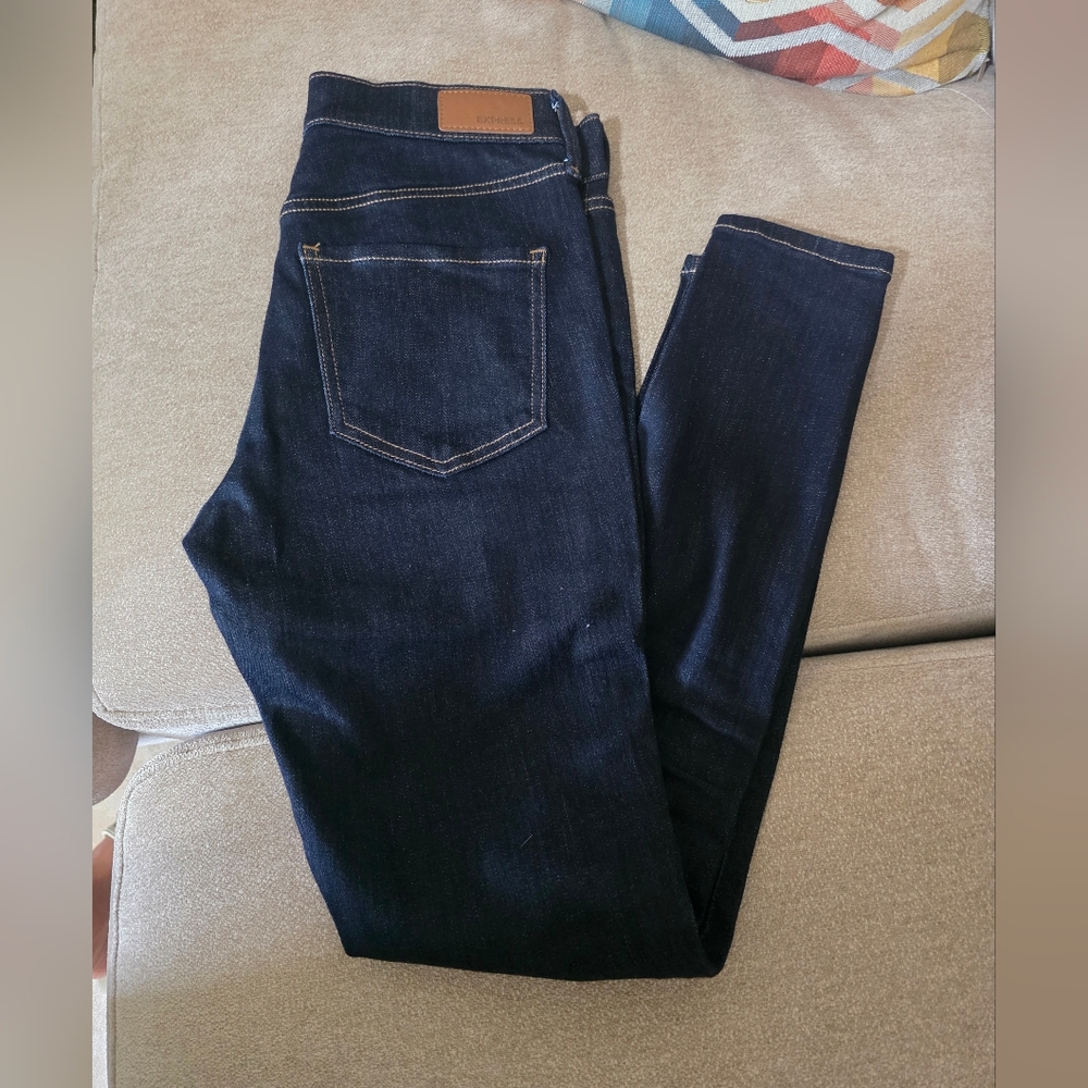 Express Men's Deep Indigo Slim Jeans